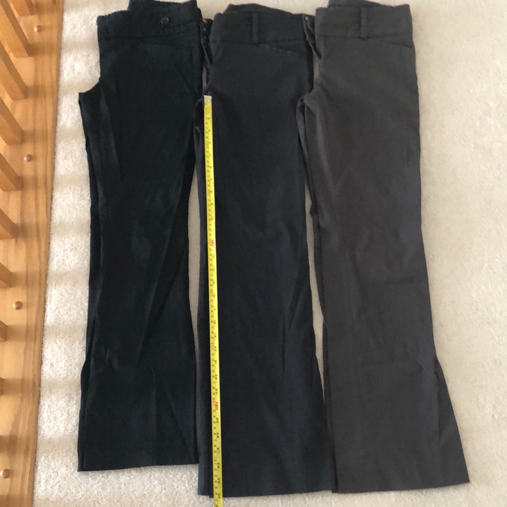3 pairs of The Limited Exact Stretch work pants